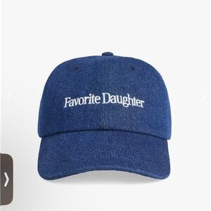 NWT Favorite Daughter Denim Hat